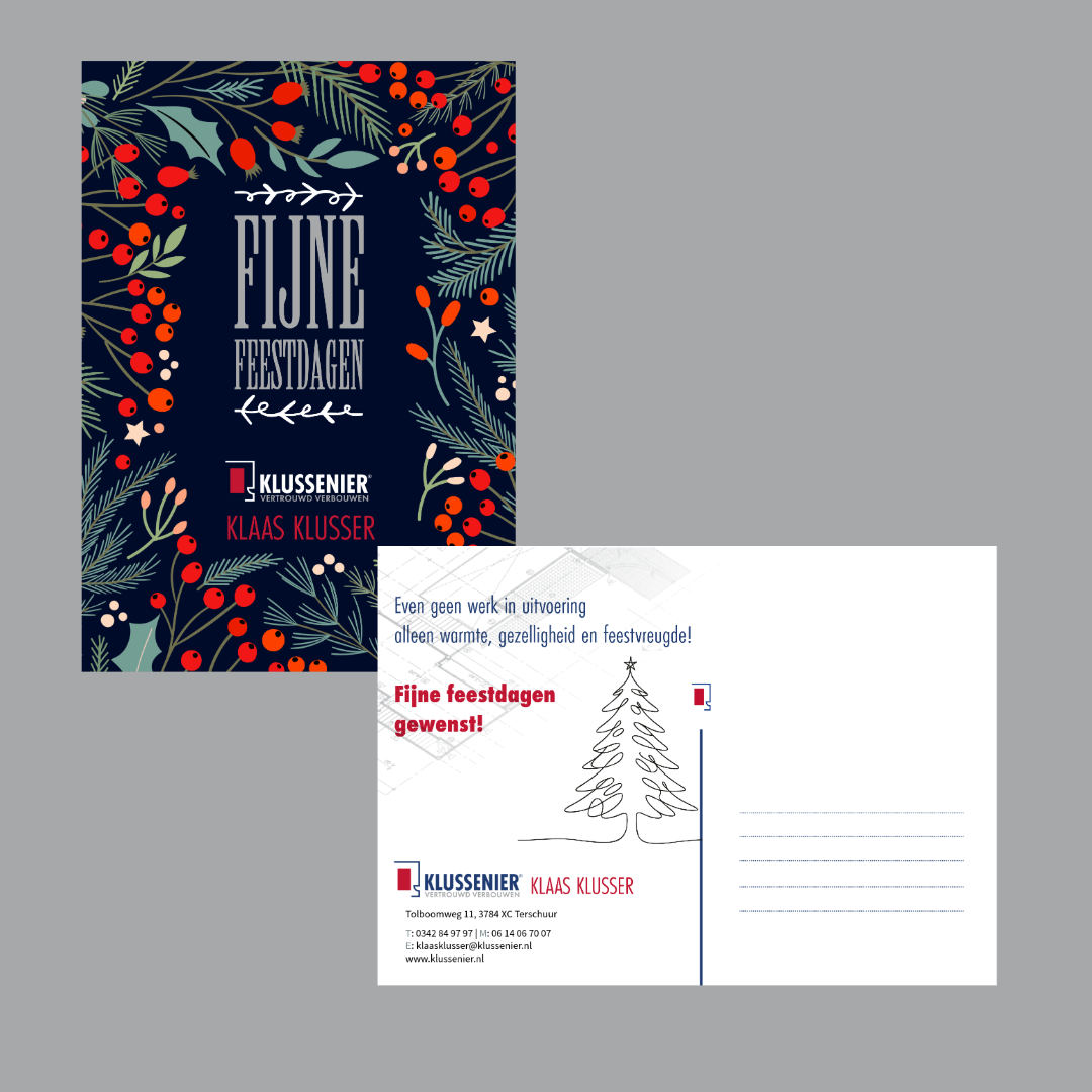 Kerstkaart | Gepersonaliseerd | ansichtkaart A6 formaat